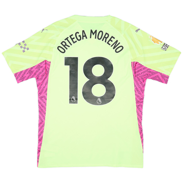 2023-24 Manchester City Match Issue GK Shirt Ortega Moreno #18