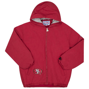 1990s San Francisco 49ers Starter Pro Line Rain Coat L