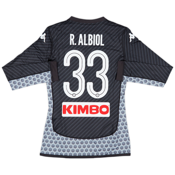 2017-18 Napoli Authentic Fourth L/S Shirt R. Albiol #33 (M)