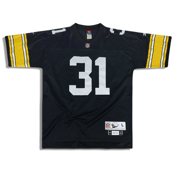 1978 Pittsburgh Steelers Shell #31 Reebok Throwback Jersey (Home) L