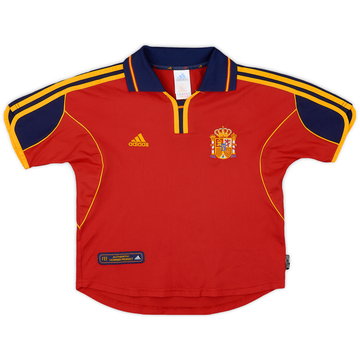 1999-02 Spain Home Shirt - 8/10 - (M.Boys)