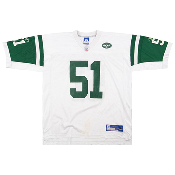 2005-06 New York Jets Vilma #51 Reebok On Field Jersey (Away) XL