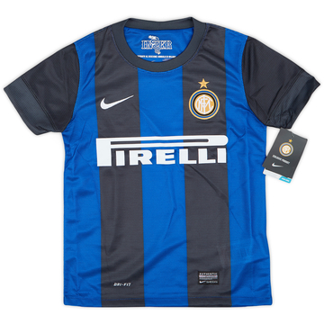 2012-13 Inter Milan Home Shirt (S.Boys)