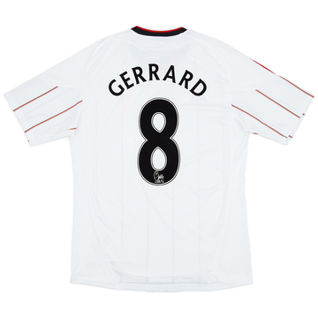 2010-11 Liverpool Away Shirt Gerrard #8 - 5/10 - (M)