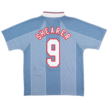 1996-97 England Away Shirt Shearer #9 - 8/10 - (L)