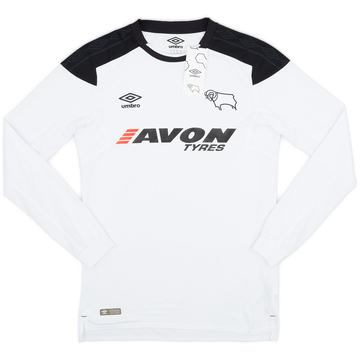 2017-18 Derby County Home L/S Shirt (S)