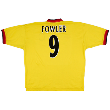 1997-99 Liverpool Away Shirt Fowler #9 - 8/10 - (XXL)