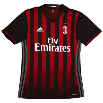 2016-17 AC Milan Home Shirt - 9/10 - (S)