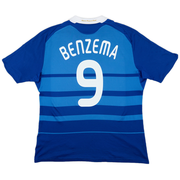 2008-09 France Home Shirt Benzema #9 - 5/10 - (XL)