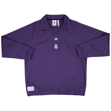 2024-25 Real Madrid adidas Originals Terrace Icons Drill Sweat Top