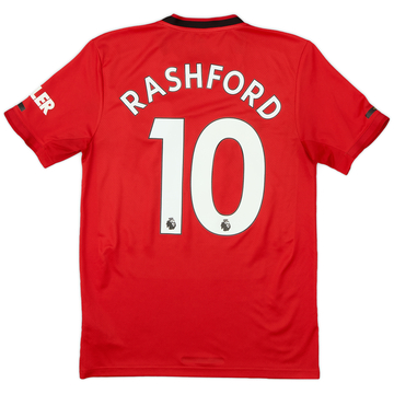 2019-20 Manchester United Home Shirt Rashford #10 - 8/10 - (S)