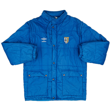 1994-95 Parma Umbro Hooded Bench Coat - 8/10 - (XL)