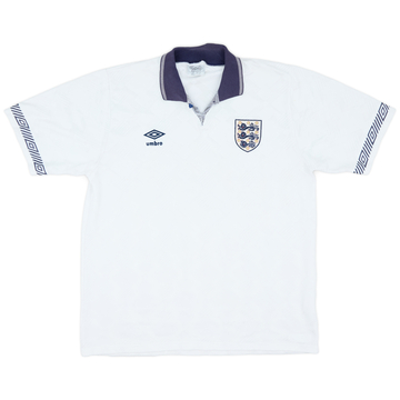 1990-92 England Home Shirt - 8/10 - (L)