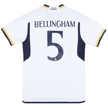 2023-24 Real Madrid Authentic Home CL Shirt Bellingham #5