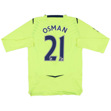 2008-09 Everton Third L/S Shirt Osman #21 - 6/10 - (XL.Boys)