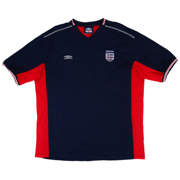 2002-03 England Umbro Training Shirt - 8/10 - (XL)