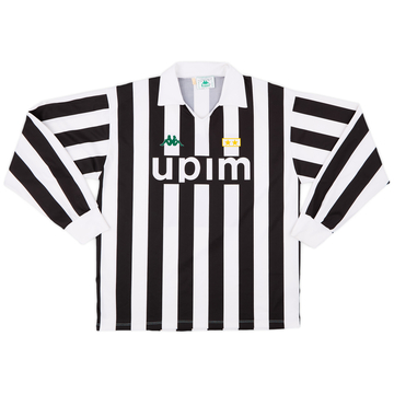 1992-94 Juventus Basic Home L/S Shirt - 9/10 - (L)