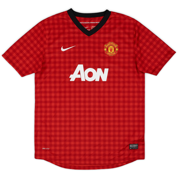 2012-13 Manchester United Home Shirt - 7/10 - (XL.Boys)