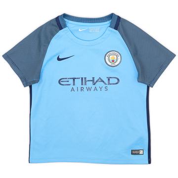 2016-17 Manchester City Home Shirt - 8/10 - (5-6 Years)