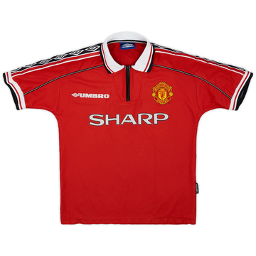 1998-00 Manchester United Home Shirt - 8/10 - (XL.Boys)