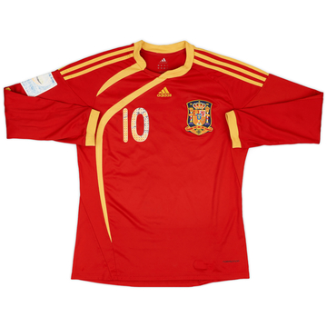 2009-10 Spain Women Match Issue Home L/S Shirt #10