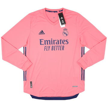 2020-21 Real Madrid Authentic Away L/S Shirt