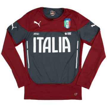 2014-15 Italy Puma L/S Training Shirt - 8/10 - (S)