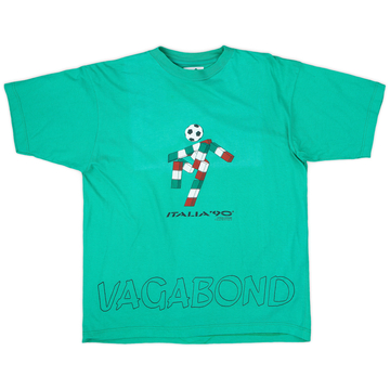 1990 Italia 90 Vagabond Graphic Tee - 8/10 - (S)