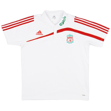2009-10 Liverpool adidas Polo Shirt - 8/10 - (L)