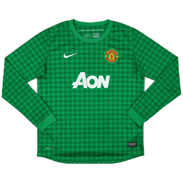 2012-13 Manchester United GK Shirt - 8/10 - (XL.Boys)
