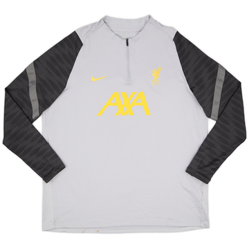 2021-22 Liverpool Nike 1/4 Zip Drill Top - 7/10 - (XXL)