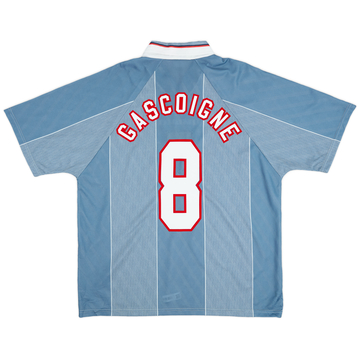 1996-97 England Away Shirt Gascoigne #8 - 9/10 - (XL)