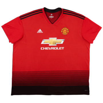 2018-19 Manchester United Home Shirt - 8/10 - (3XL)