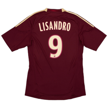 2010-11 Lyon Away Shirt Lisandro #9 - 5/10 - (M)