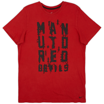2012-13 Manchester United Nike Graphic Tee - 6/10 - (XL)