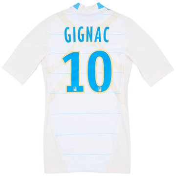 2010-11 Olympique Marseille Player Issue TechFit Home Shirt Gignac #10 - 10/10 - (S)