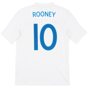 2010-11 England Home Shirt Rooney #10 - 8/10 - (M)