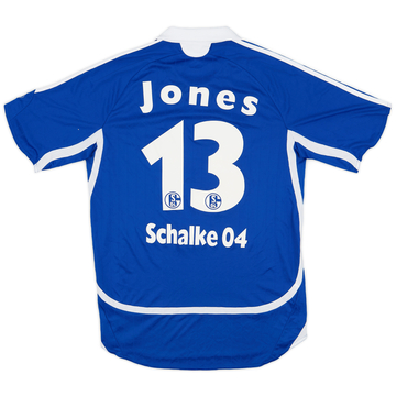 2007-08 Schalke Home Shirt Jones #13 - 5/10 - (S)