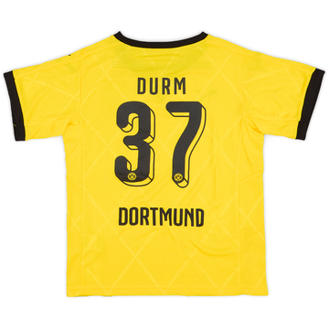 2015-16 Dortmund European Home Shirt Durm #37 (M.Boys)