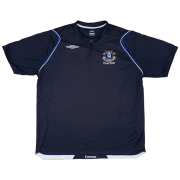 2008-09 Everton Umbro 1/4 Zip Training Shirt - 8/10 - (XXL)