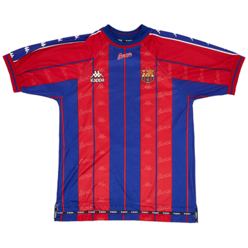1997-98 Barcelona Home Shirt - 9/10 - (XL)