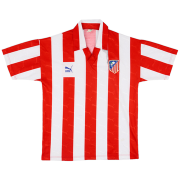 1992-93 Atletico Madrid Home Shirt - 8/10 - (S)