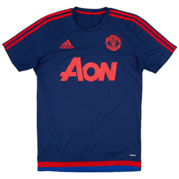 2015-16 Manchester United adidas Training Shirt - 9/10 - (S)