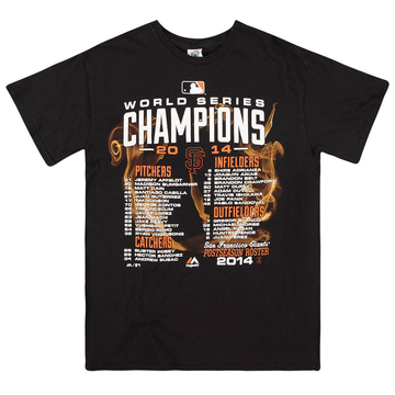 2014 San Francisco Giants World Series Champions Delta Tee M