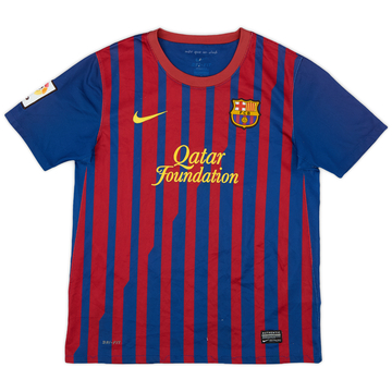 2011-12 Barcelona Home Shirt - 7/10 - (XL.Boys)