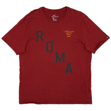 2017-18 Roma Nike Cotton Tee - 8/10 - (L)