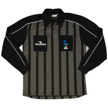 1990s Italy FIGC Diadora Referee L/S Shirt - 8/10 - (XL)