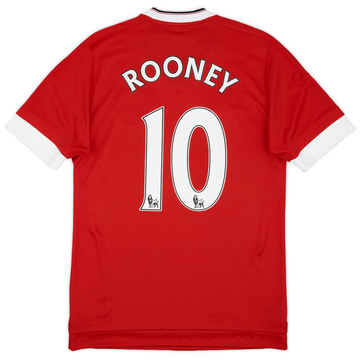 2015-16 Manchester United Home Shirt Rooney #10 (S)
