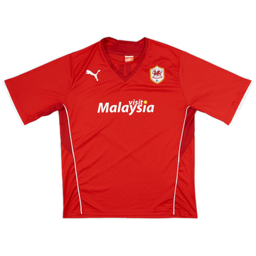 2013-14 Cardiff Home Shirt - 7/10 - (XL)