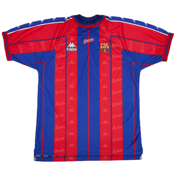 1997-98 Barcelona Home Shirt - 9/10 - (XL)